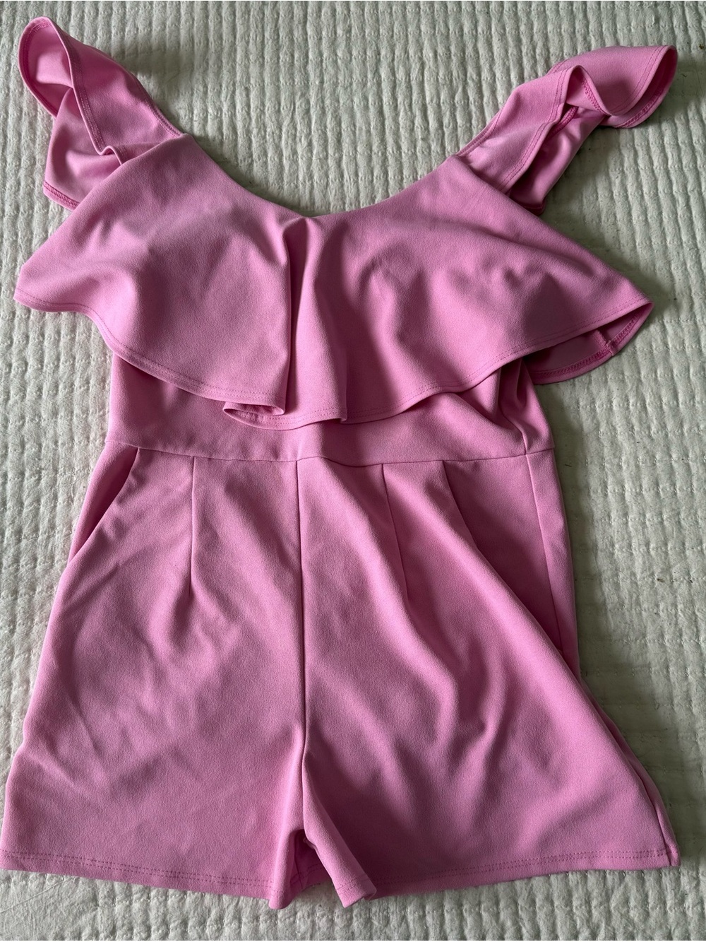 Pink Ruffle One-Piece Romper
